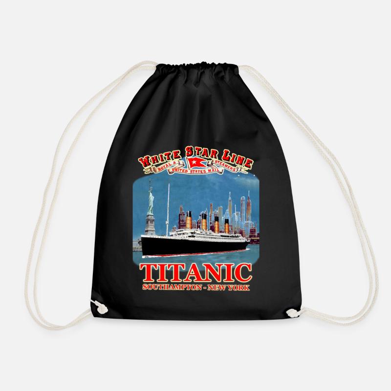 TITANIC Kreation Louis RUNEMBERG © Adagp - Turnbeutel - Schwarz