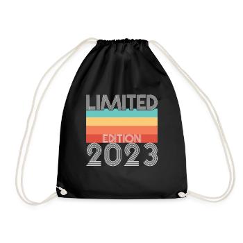 Limited Edition Retro 2023 - Drawstring Bag - black - Front