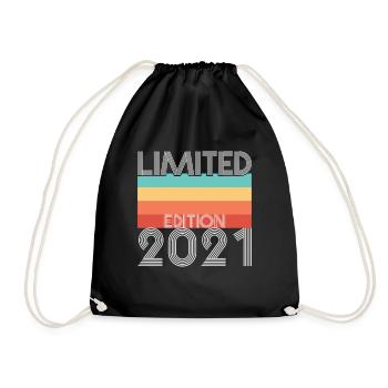 Limited Edition Retro 2021 - Turnbeutel - Schwarz - Vorne