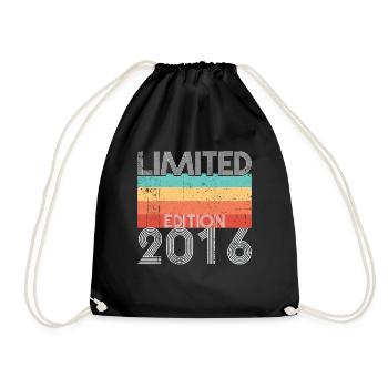 Limited Edition Retro 2016 - Drawstring Bag - black - Front