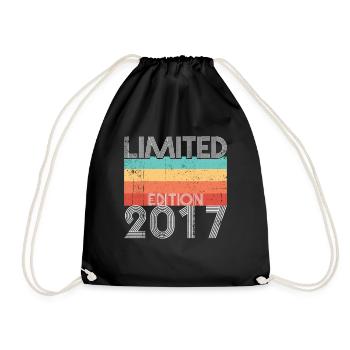 Limited Edition Retro 2017 - Drawstring Bag - black - Front