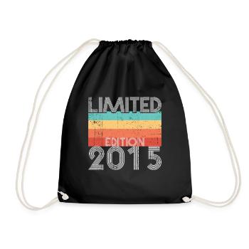 Limited Edition Retro 2015 - Drawstring Bag - black - Front