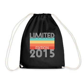 Limited Edition Retro 2015 - Drawstring Bag - black - Front