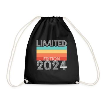 Limited Edition Retro 2024 - Drawstring Bag - black - Front