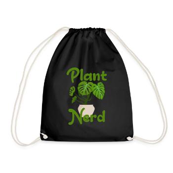 Plante Nerd Plante d’Intérieur Plant Lover Monstera - Sac de sport léger - noir - Devant