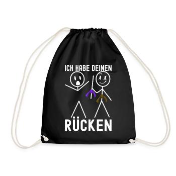 Jiu-Jitsu brésilien BJJ Grappling - Sac de sport léger - noir - Devant