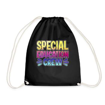Special Education Crew - Drawstring Bag - black - Front
