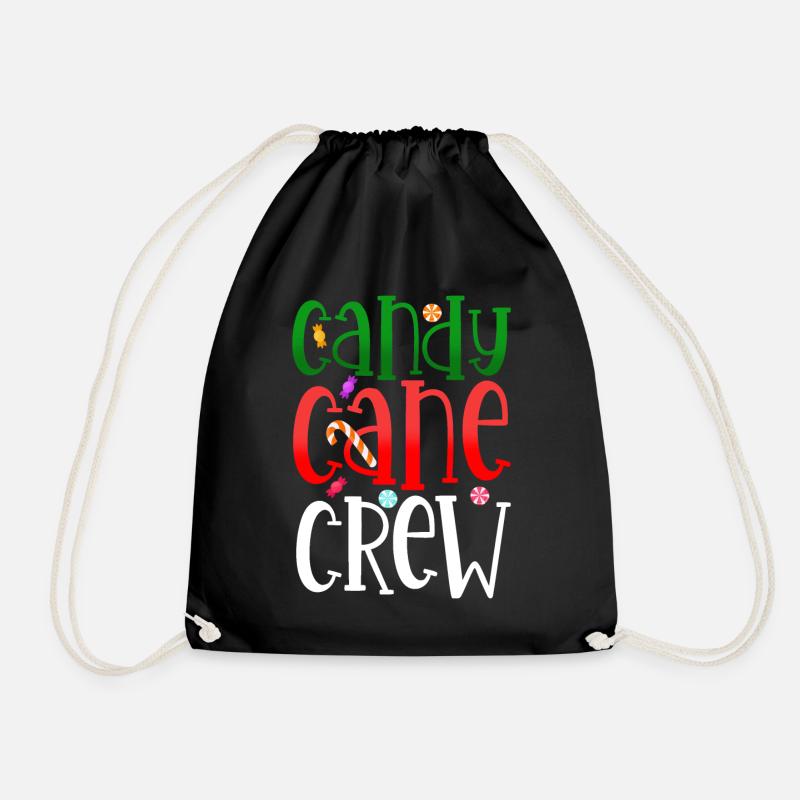 Candy Cane Crew - Turnbeutel - Schwarz