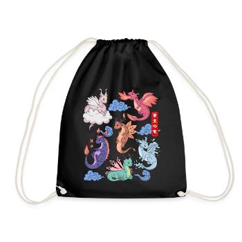 Flight of Dragons Mignon Élémentaire Mythique - Sac de sport léger - noir - Devant