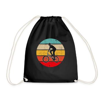 BMX Retro - Turnbeutel - Schwarz - Vorne