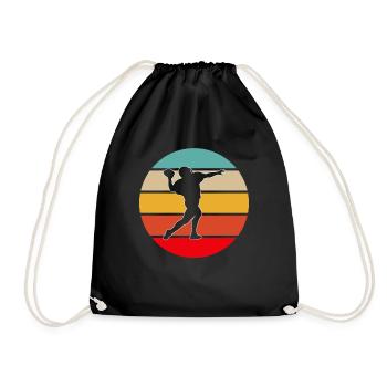 Football Rétro - Sac de sport léger - noir - Devant