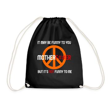 Beto Gun Violence Texas Governot It May Be Funny - Drawstring Bag - black - Front