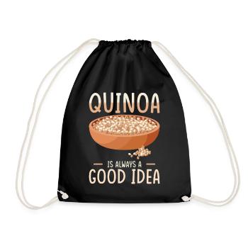 Dicton du quinoa - Sac de sport léger - noir - Devant