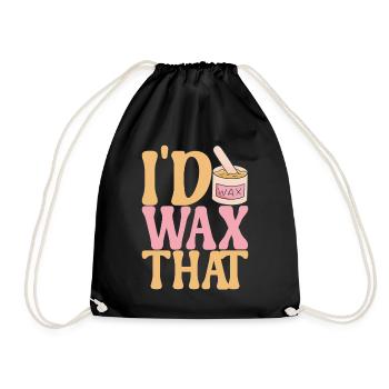 Beautician Cosmetics - Drawstring Bag - black - Front