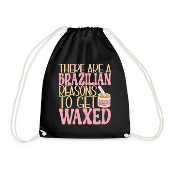 Beautician Cosmetics - Drawstring Bag - black - Front