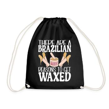 Beautician Cosmetics - Drawstring Bag - black - Front