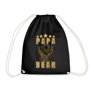 Father's Day Father's Day Gift - Drawstring Bag - black - Front