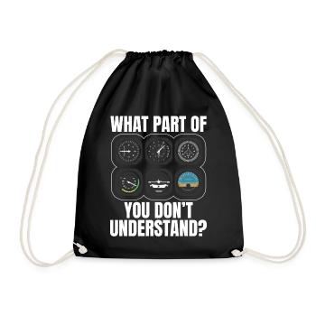 Quelle partie du compteur de voiture ne comprenez-vous pas - Sac de sport léger - noir - Devant