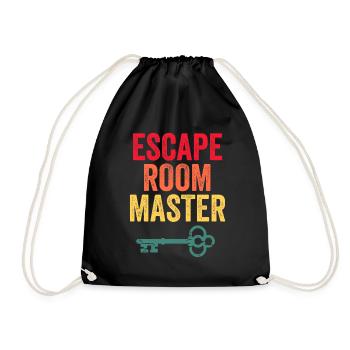Retro Escape Room Master Vintage Escape Room Squad - Sac de sport léger - noir - Devant