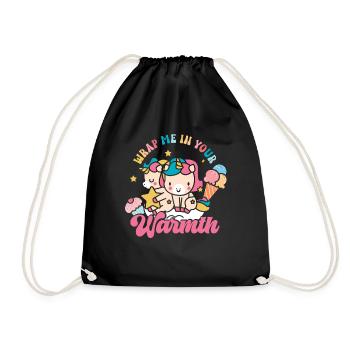 Rainbow Animal Unicorn Winter Season Lovers - Sac de sport léger - noir - Devant
