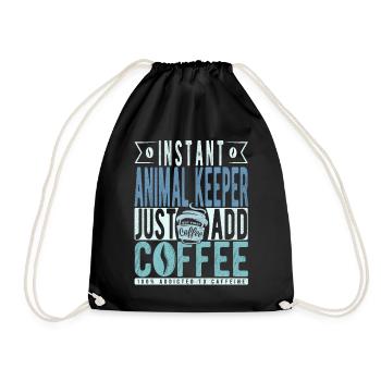 Dicton de café Buchalter - Sac de sport léger - noir - Devant