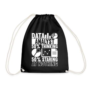 Analyste de données Data Scientist - Sac de sport léger - noir - Devant