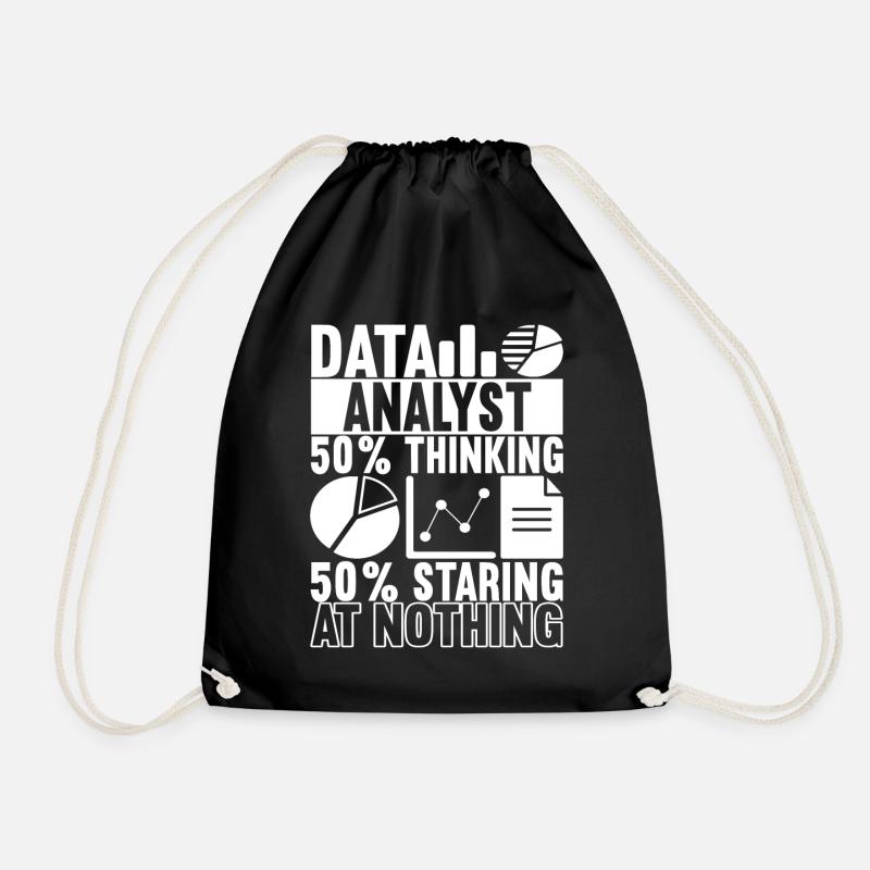 Data Scientist Data Analyst - Turnbeutel - Schwarz