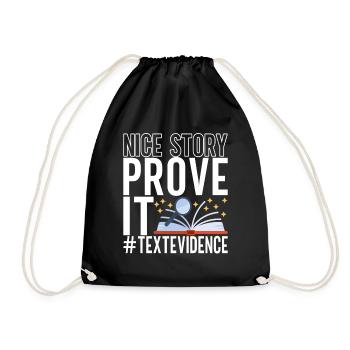 Professeur d’anglais Englisch Lehrer - Sac de sport léger - noir - Devant