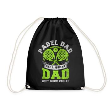 Cool Padel Papa Padel Joueur de Padel Père - Sac de sport léger - noir - Devant