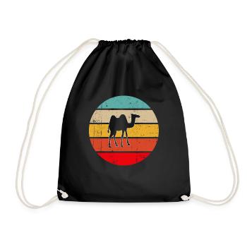 Camel Rétro - Sac de sport léger - noir - Devant