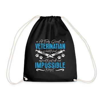 Vétérinaire Un vétérinaire vraiment génial Vet Tech Pet - Sac de sport léger - noir - Devant