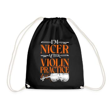 Violon Violoniste Vintage I’m Nicer - Sac de sport léger - noir - Devant