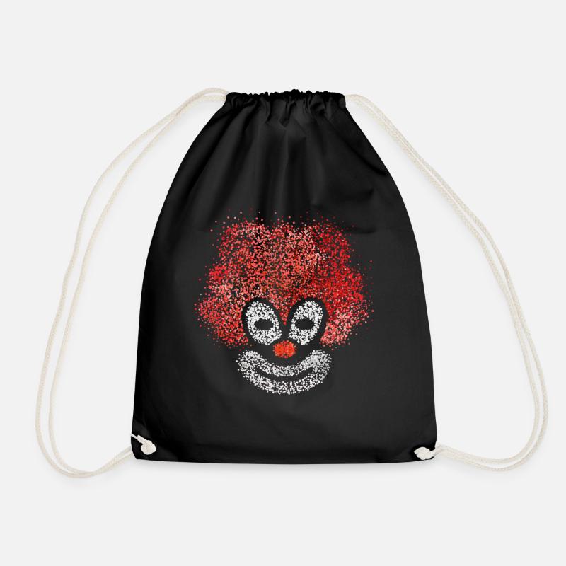 Ersatzkostüm Clown Jeck Kölner Karneval Jecken - Turnbeutel - Schwarz