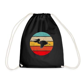 Pelikan Rétro - Sac de sport léger - noir - Devant