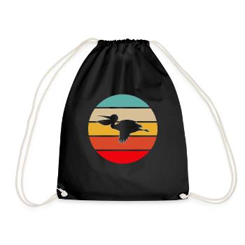 Pelikan Rétro - Sac de sport léger - noir - Devant
