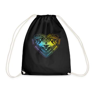 Piano Heart - Claviériste Pianiste Pi - Sac de sport léger - noir - Devant