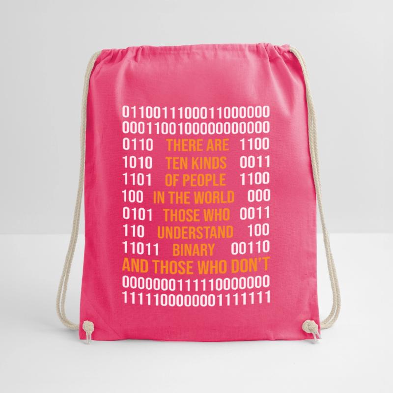 Programmation de code binaire Il existe 10 types de Peop Sac de sport léger