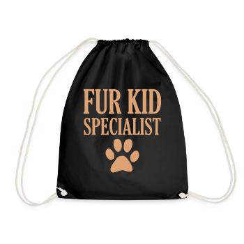 Pet Sitters Animaux Chien Chat Fourrure Kid Spécialiste - Sac de sport léger - noir - Devant