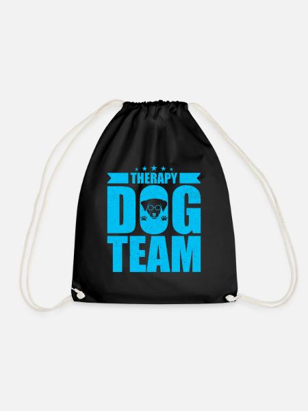 Therapiehunde Team - Turnbeutel - Schwarz