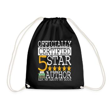 Auteur Écrivain Écrivain - Sac de sport léger - noir - Devant