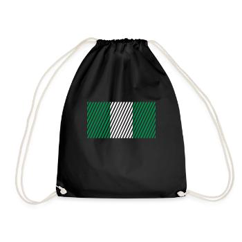 Drapeau du Nigeria - Sac de sport léger - noir - Devant