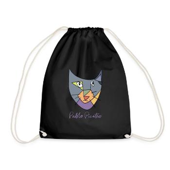 Histoire de l’art Arts visuels Cubisme Chat - Sac de sport léger - noir - Devant