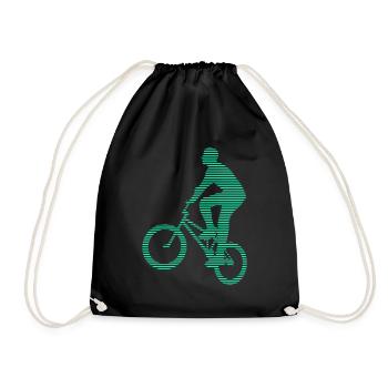 BMX - Turnbeutel - Schwarz - Vorne