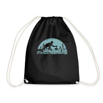 Curling Curling - Drawstring Bag - black - Front