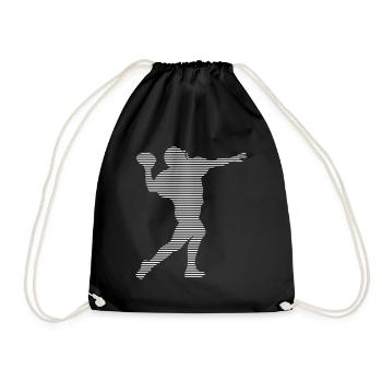 Football américain - Sac de sport léger - noir - Devant