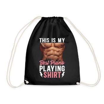 C’est ma meilleure chemise de piano - Piano Keyboa - Sac de sport léger - noir - Devant
