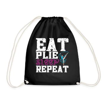 Ballet Dancer Ballet Dancing - Drawstring Bag - black - Front
