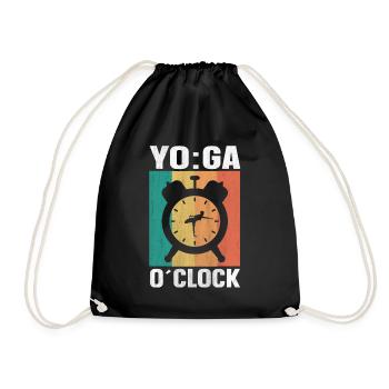 YO:GA O’Clock Yoga - Sac de sport léger - noir - Devant