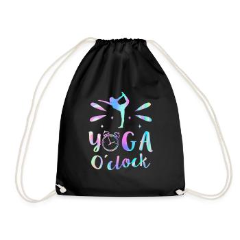 YO:GA O’Clock Yoga - Sac de sport léger - noir - Devant