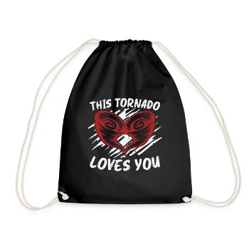 Tornadoes This Tornado Loves Storms Tornado Chaser - Drawstring Bag - black - Front